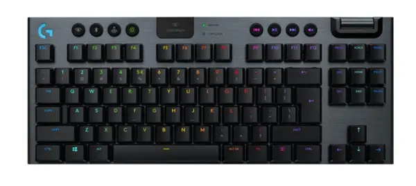 Tastatura mecanica Logitech - G915 TKL, tactile, neagra