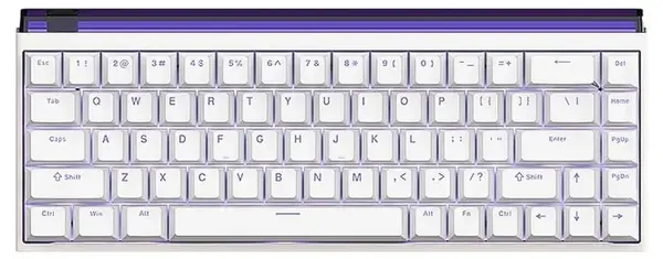 Tastatură mecanică Madlions – NANO 68, liniară, RGB, albă