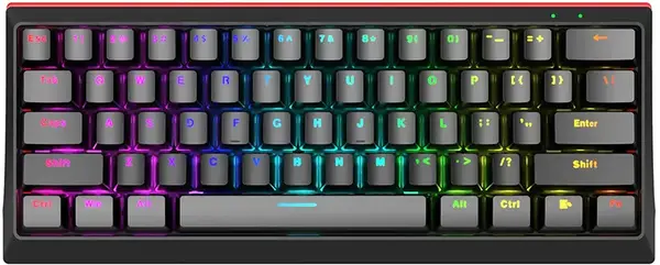 Tastatură mecanică Marvo - Hecate 61B KG962G, Jixian Blue, negru
