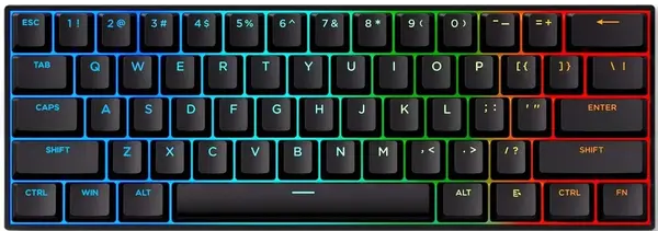 Tastatură mecanică MCHOSE - Ace 60 Pro ACE60-4A, comutator magnetic KTEK, RGB, neagră