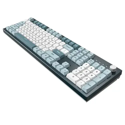 Tastatura mecanica Montech MKey Freedom, Switchuri GateronG PRO 2.0 Red, Gri