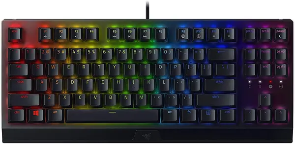 Tastatură mecanică Razer - BlackWidow V3 Tenkeyless, Green, RGB, neagră