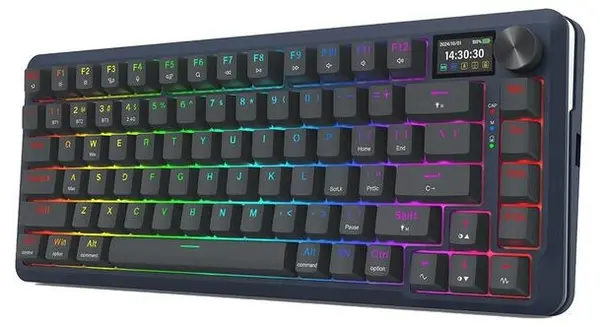 Tastatură mecanică Redragon - Flekact Pro K708-RGB-PRO, wireless, RGB, neagră