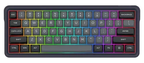 Tastatura Redragon Draconic V2, iluminare RGB, Wired, Wireless 2.4Ghz, Bluetooth (Negru)
