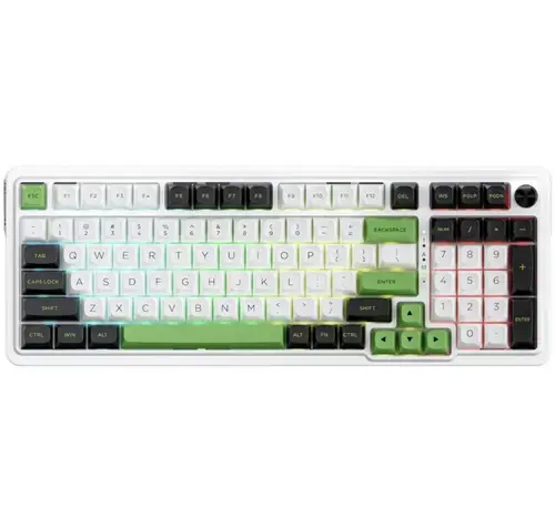 Tastatura Redragon Eisa Max K686WBG-RGB-MAX, Wired, Wireless 2.4 GHz, Bluetooth (Alb)