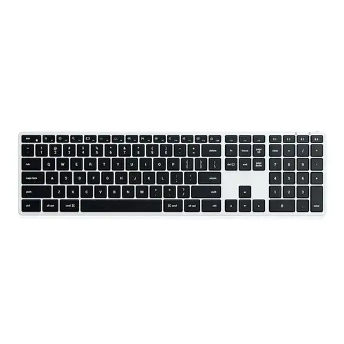 Tastatura Satechi Slim X3, Bluetooth, Retroiluminata (Argintiu)
