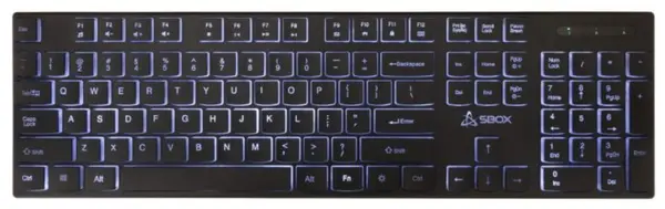 Tastatură SBOX - K22, LED, negru