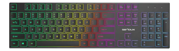 TASTATURA SERIOUX SRXK-SKB709RGB TASTATURA SERIOUX SRXK-SKB709RGB