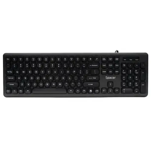 Tastatura Spacer SPKB-LWP-03, Wired, USB (Negru)