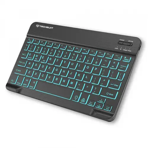 Tastatura Techsuit WK1, iluminare RGB, Bluetooth (Negru)