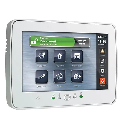 Tastatura touch screen color 7 inch, 248 zone, alb, EN/RO, SERIA PRO - DSC HS2TCHPROEE1