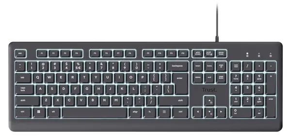 Tastatură Trust - Primo Illuminated, RGB, negre