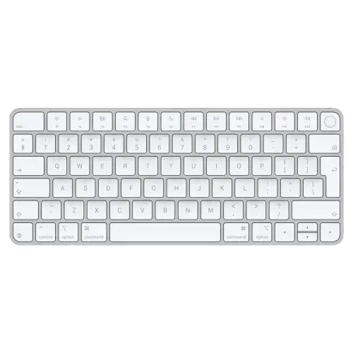Tastatura Wireless Apple Magic Keyboard (2024), Touch ID, Layout International (Alb)