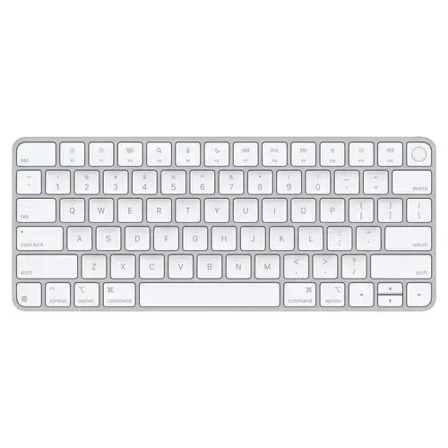 Tastatura Wireless Apple Magic Keyboard (2024), Touch ID, Layout RO (Alb)