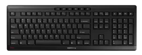 Tastatura Wireless Cherry STREAM, USB, Layout US International (Negru)
