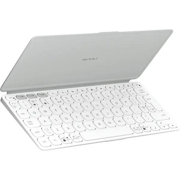 Tastatura wireless Logitech Keys To Go 2, Pale Gray