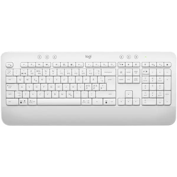 Tastatura wireless Logitech Signature K650, Bluetooth, Alb