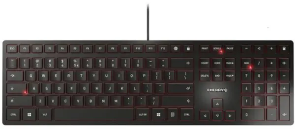 Tastaura mecanica Cherry - KC 6000 SLIM, cu fir, SX, neagra