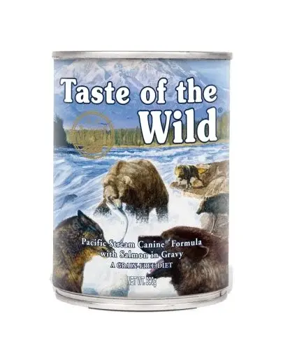 TASTE OF THE WILD Pacific Stream Hrana umeda caini adulti, cu somon 390 g