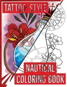 Tattoo-Style nautical coloring book, Paperback/Clinton Barnes