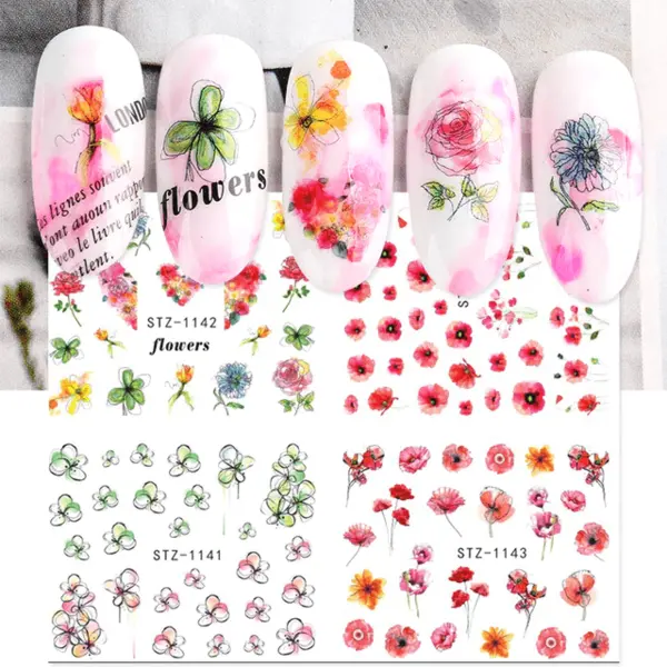 Tatuaj Decor Unghii 4 Modele I-02 - I-02 - Everin.ro