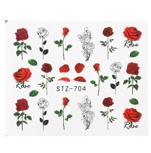 Tatuaj decor unghii STZ-704 - STZ704 - Everin.ro