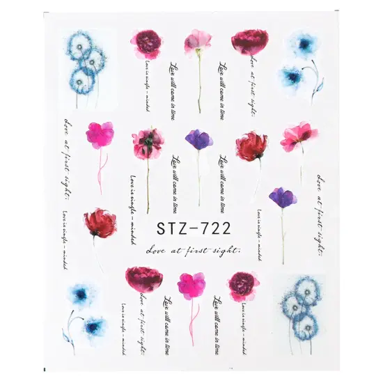 Tatuaj decor unghii STZ-722 - STZ722 - Everin.ro