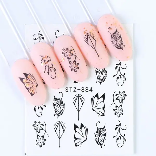 Tatuaj decor unghii STZ-884 - STZ884 - Everin.ro