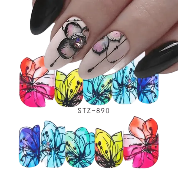 Tatuaj decor unghii STZ-890 - STZ890 - Everin.ro
