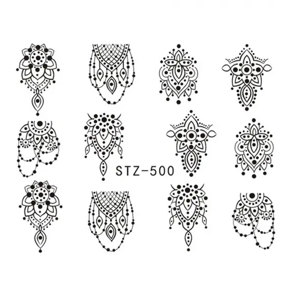 Tatuaj decor unghii YZW-3017 - YZW-3017 - Everin.ro