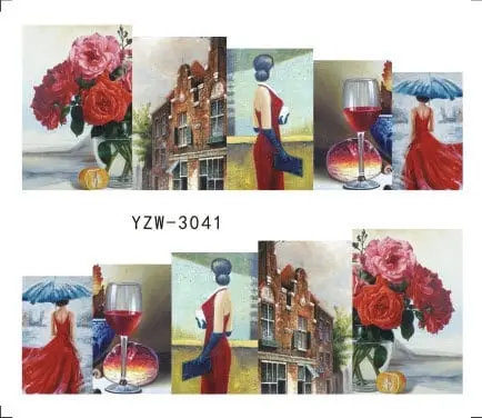 Tatuaj decor unghii YZW-3041 - YZW-3041 - Everin.ro