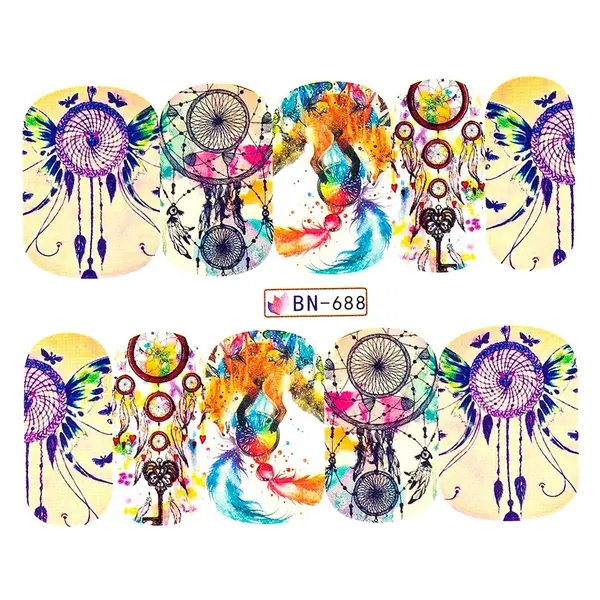 Tatuaj Unghii LUXORISE Dreamcatcher Spin, BN-688