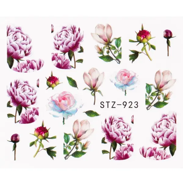 Tatuaj Unghii LUXORISE Flower Art, STZ-923