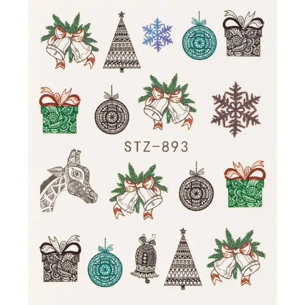 Tatuaj Unghii LUXORISE Simple Holiday Dream, STZ-893