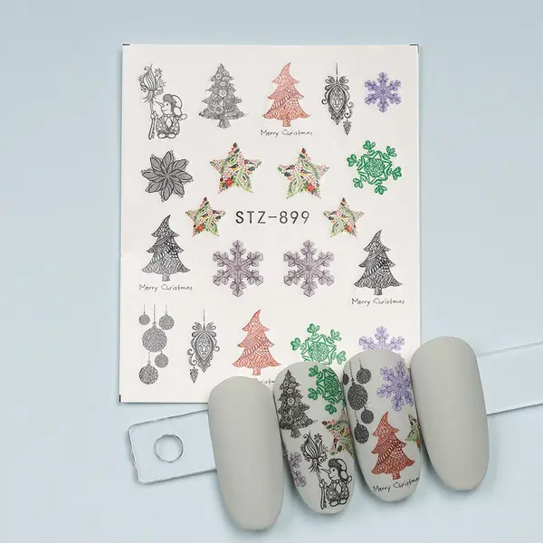 Tatuaj Unghii LUXORISE Simple Holiday Wonder, STZ-899