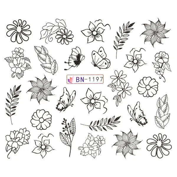 Tatuaj Unghii LUXORISE Simple Paradise, BN-1197