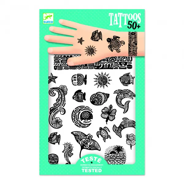 Tatuaje cu modele din Polynesia, Djeco