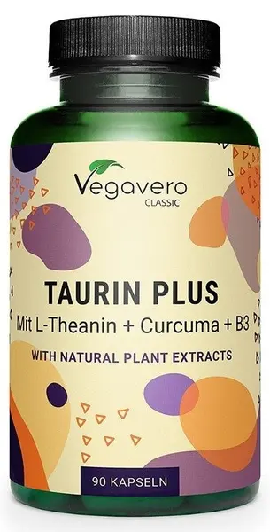 Taurin Plus, 90 capsule, Vegavero