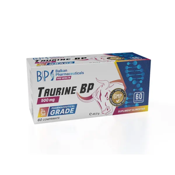 Taurina, 500mg, 60 comp.