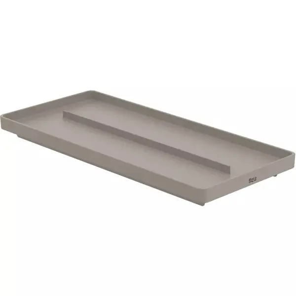 Tava baie Roca Ona A817670C80, pe blat, 350 x 158 mm, plastic, Bej mat