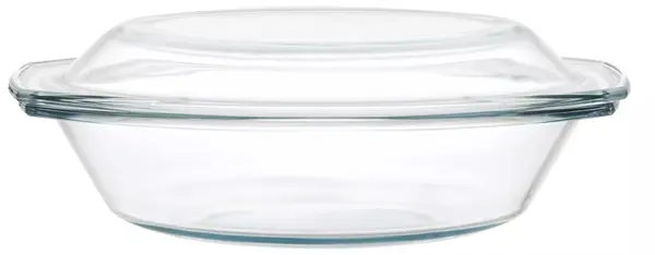 Tavă cu capac din sticlă termorezistentă Maku – 33 x 21 cm, 2.9 l