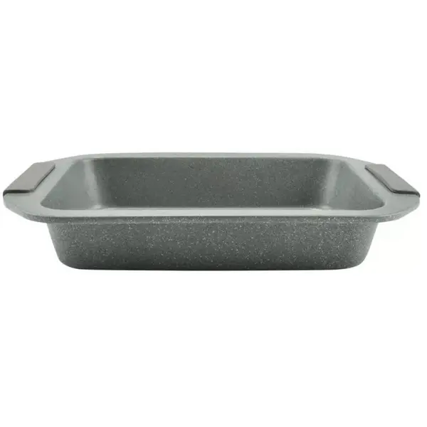 Tava cu Invelis Antiaderent, cu Manere din Silicon, 37.5 x 25 cm, Perfect Home