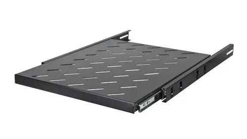 Tava culisanta pentru rack podea 19 inch ASYTECH ASY-SS-800F, adancime rack 800mm, 30kg, 485x500x45mm, negru RAL9004