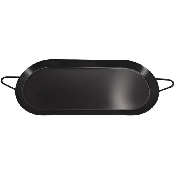 Tava din Otel, cu Invelis Antiaderent, pentru Aragaz sau Gratar, 44 x 22 cm, Neagra, Grunberg