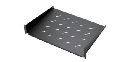 Tava fixa pentru rack de perete, 2U, 300mm, cu urechi de prindere, Safer SAF-FIX300-RK4502U