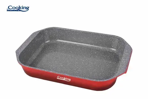 Tava inalta aluminiu Heinner RED LINE, 39.5 x 26 cm