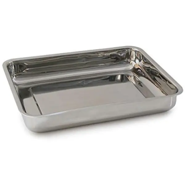 Tava pentru Cuptor, din Inox, 29 x 23 x 5.50 cm, Grunberg