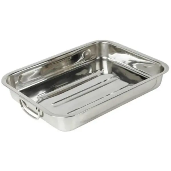 Tava pentru Lasagna, din Inox, 45 x 35.50 x 5.50 cm, Grunberg