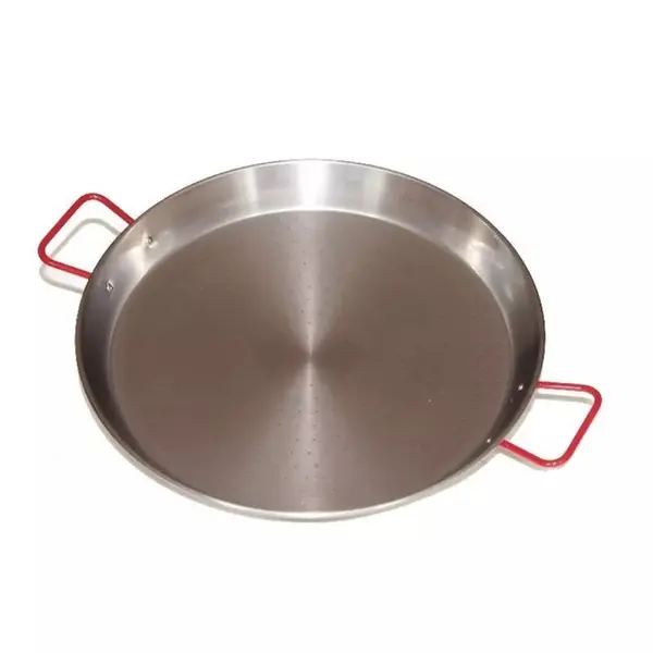 Tava pentru Paella, 20 cm, cu Manere, din Otel Lustruit, Perfect Home