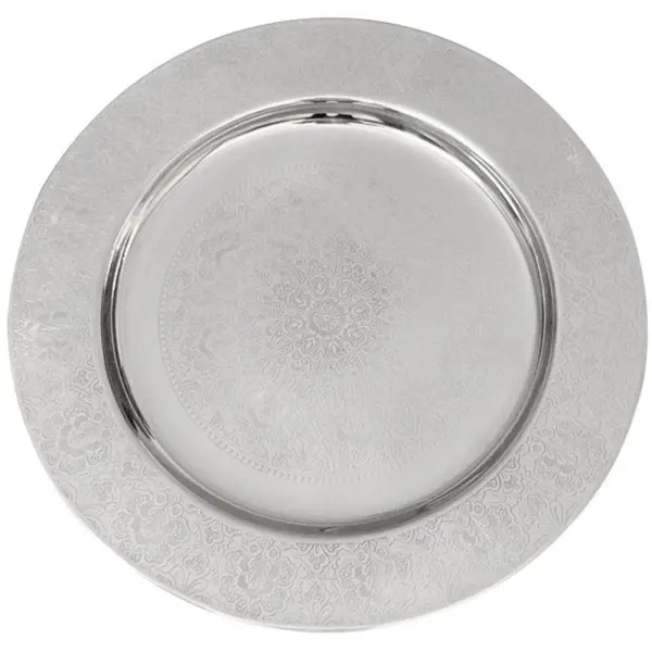 Tava Rotunda, din Inox, 33 cm, Grunberg